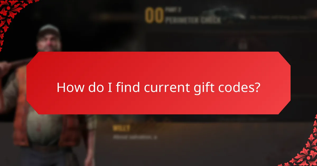 How do I find current gift codes?
