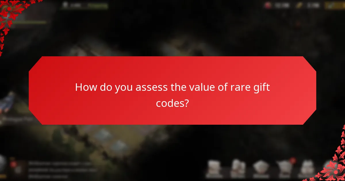 What are the trading options for rare gift codes?