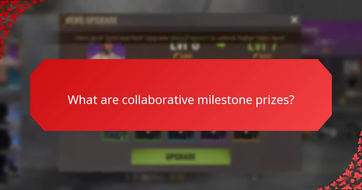 How are shared rewards structured in milestone prizes?