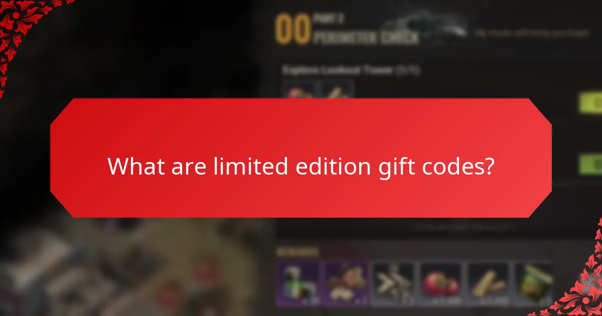 How can you obtain limited edition gift codes?