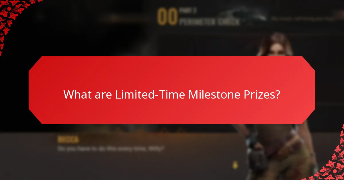 How can players participate in milestone prize events?