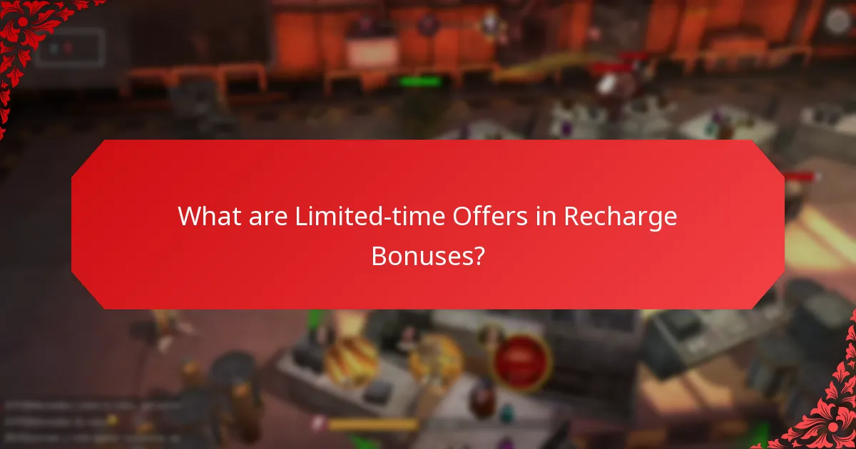 Which strategies maximize the benefits of Recharge Bonuses?