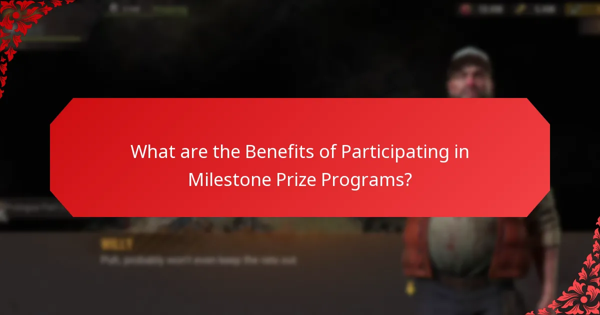 Which Community Milestone Prize Programs are Most Effective?